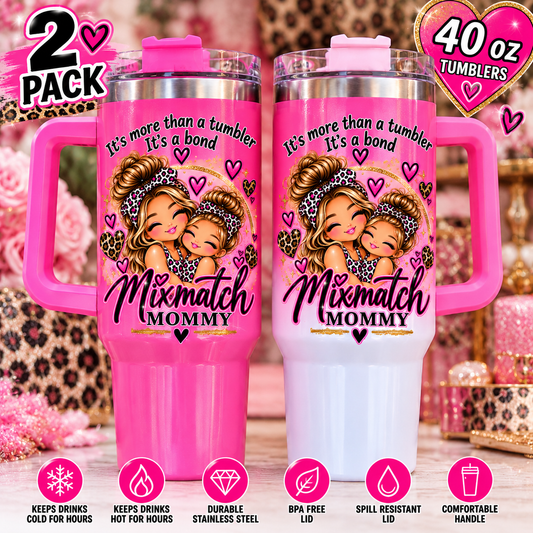 Pre Order Bubble Gum Pink Tumbler Set