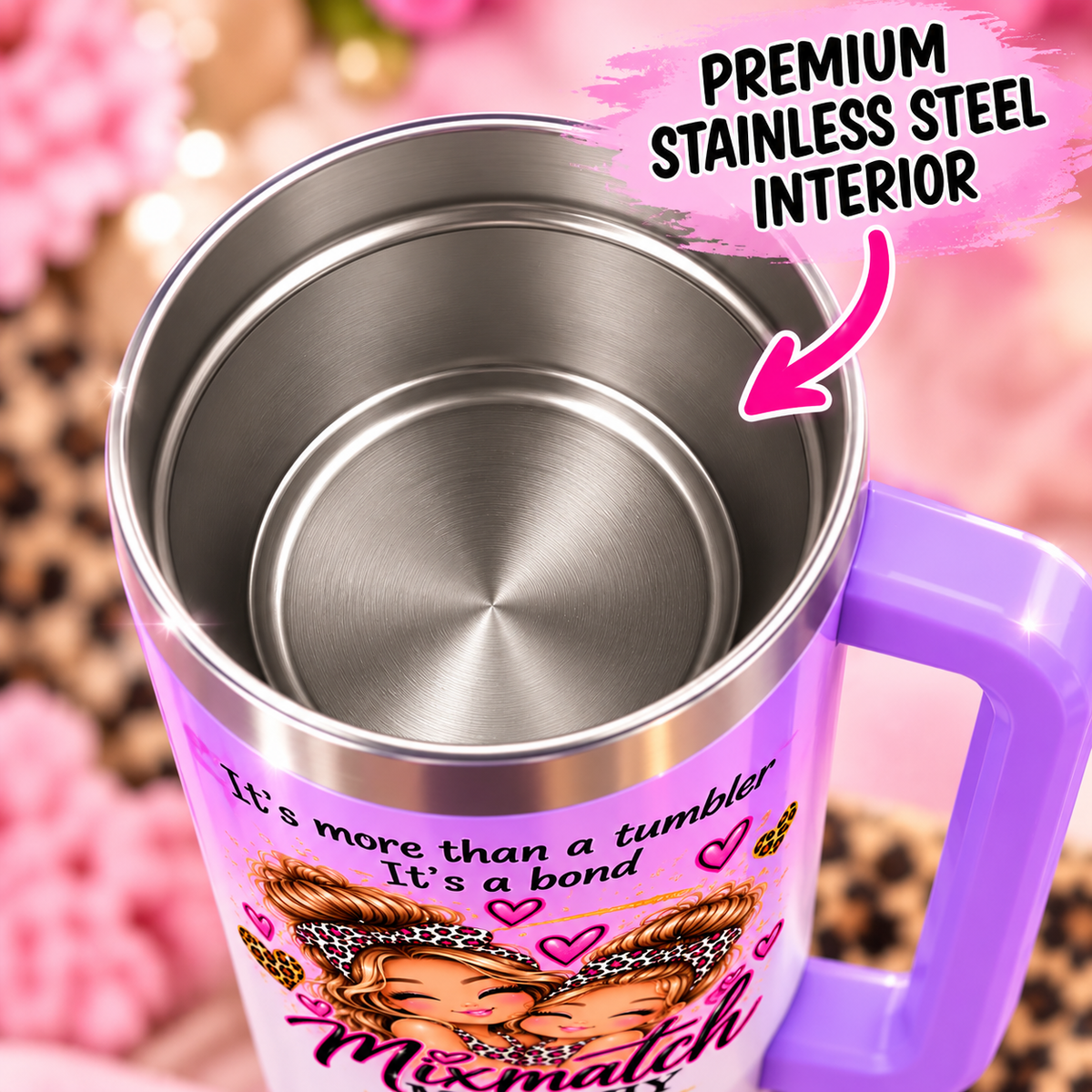 Pre Order Purple+Blue 2 40oz Tumbler