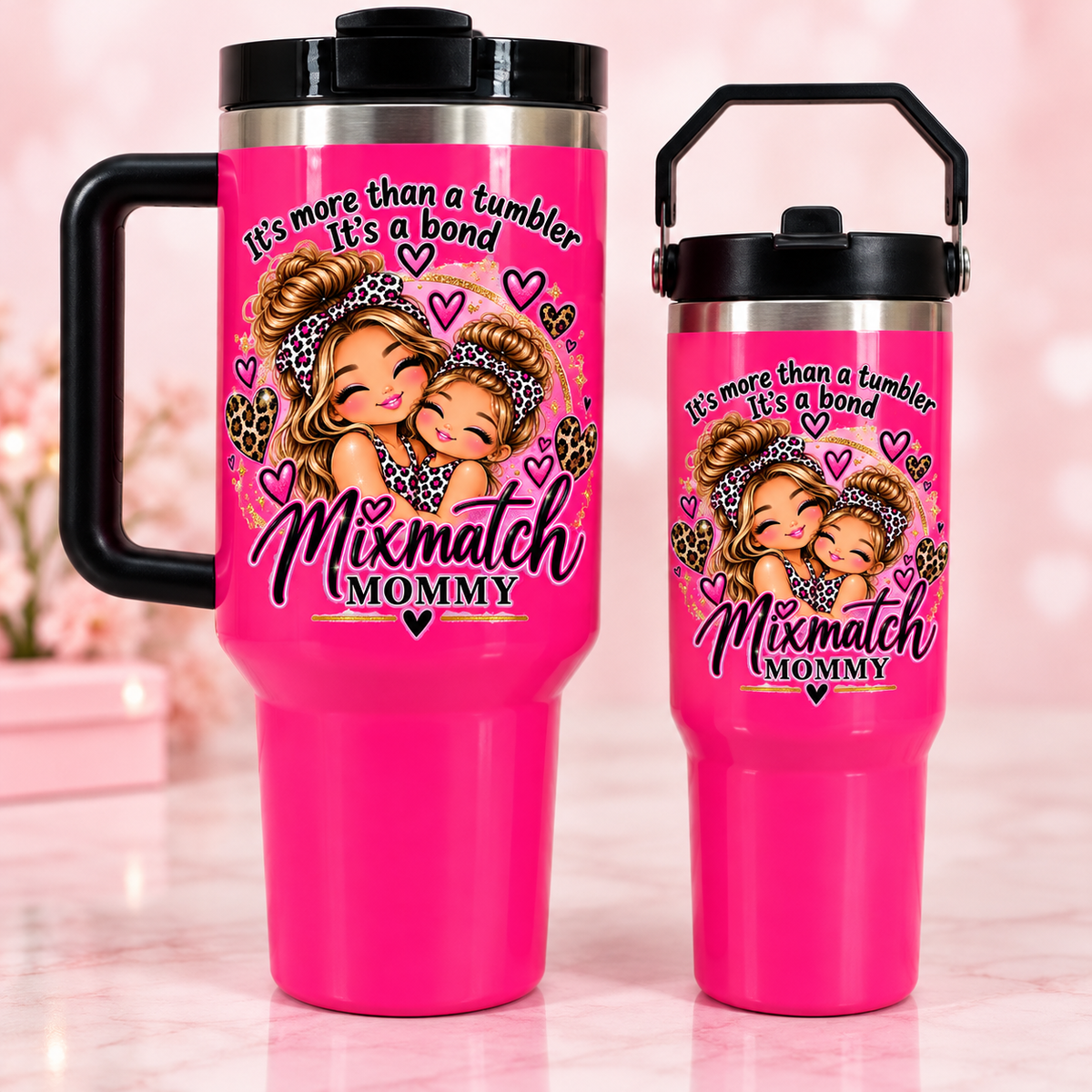 Pink Tumbler Set 30+40oz